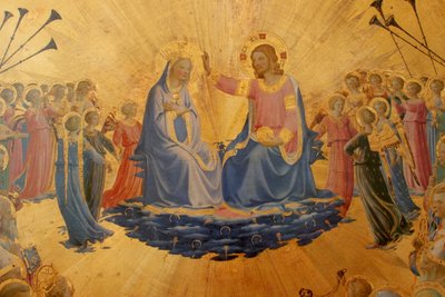 Italian: Incoronazione della Vergine Coronation of the Virgin da Fra Angelico
