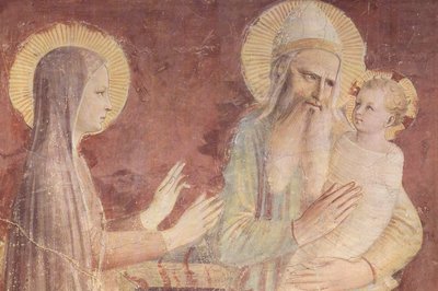 La Presentazione nel Tempio (dettaglio) da Fra Angelico
