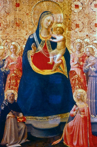 Madonna col Bambino e Santi, metà XV secolo da Fra Angelico