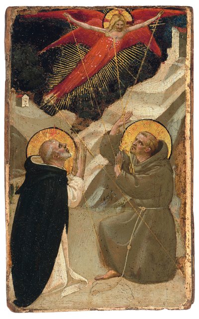 San Domenico e la stigmatizzazione di San Francesco da Fra Angelico