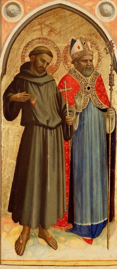 San Francesco e un santo vescovo da Fra Angelico