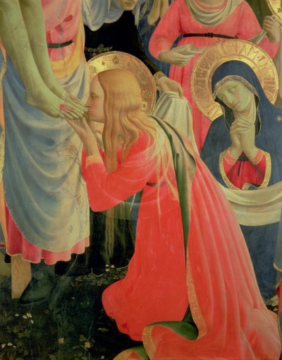 Pala di Santa Trinita (dettaglio di Maria Maddalena) da Fra Angelico