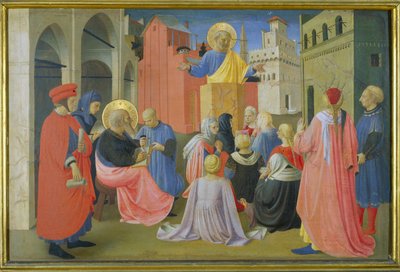 San Pietro che predica, predella dal Trittico Linaiuoli, 1433 da Fra Angelico