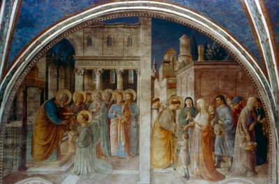 San Pietro ordina Santo Stefano Diacono, metà XV secolo da Fra Angelico
