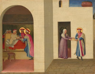 La guarigione di Palladia da parte di San Cosma e San Damiano, c. 1438-1440 da Fra Angelico