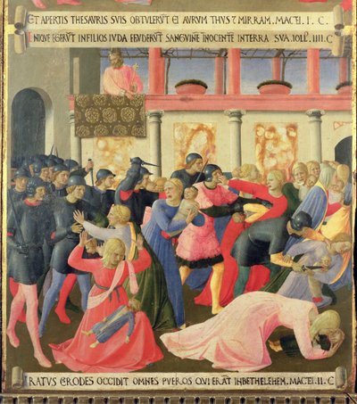 Il massacro degli innocenti, dettaglio dal pannello uno del Tesoro d