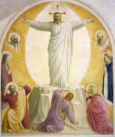 La Trasfigurazione di Gesù da Fra Angelico