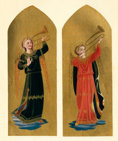 Due angeli con trombe da Fra Angelico
