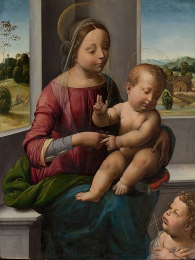 Madonna col Bambino e il giovane San Giovanni Battista da Fra Bartolomeo