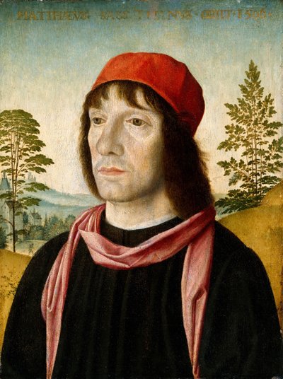 Ritratto di un uomo, poco dopo il 1497 da Fra Bartolomeo