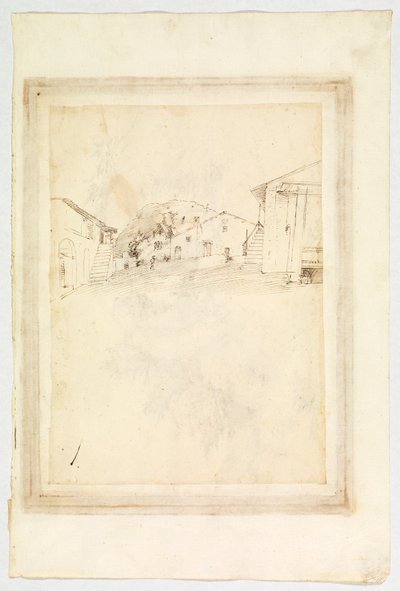 Veduta di un villaggio da Fra Bartolomeo