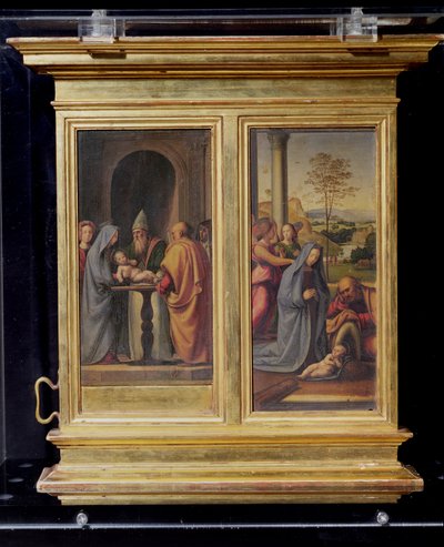 Presentazione al Tempio e la Natività, c.1497 da Fra Bartolommeo