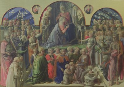 Incoronazione della Vergine con Santi e Angeli, 1441-47 da Fra Filippo Lippi