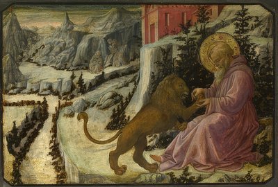 San Girolamo e il leone (Predella dell