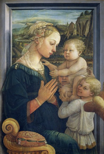 Madonna col Bambino e angeli da Fra Filippo Lippi