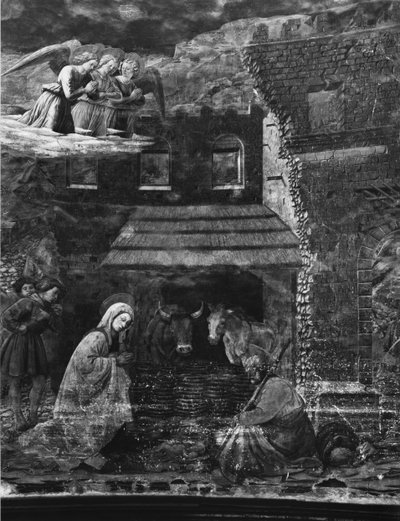La Natività, una delle scene del ciclo di affreschi della Vita della Vergine nell