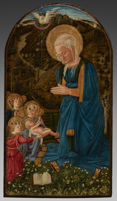 Vergine col Bambino e angeli da Fra Filippo Lippi