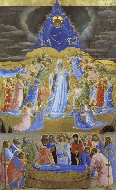 Morte e Assunzione della Vergine, ca 1432 da Fra Giovanni Angelico da Fiesole