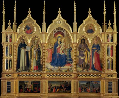 Maria con Bambino e Santi, La Pala di Perugia, ca. 1437 da Fra Giovanni Angelico da Fiesole