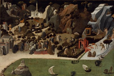 Scene dalle vite dei Padri del Deserto di Tebaide da Fra Giovanni Angelico da Fiesole