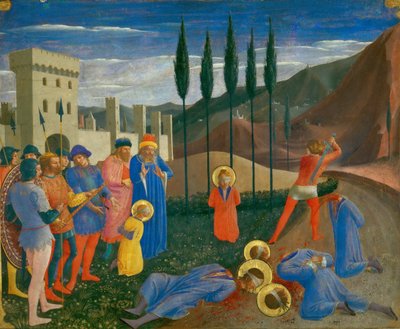 La Decapitazione di San Cosma e San Damiano, c. 1440 da Fra Giovanni Angelico da Fiesole