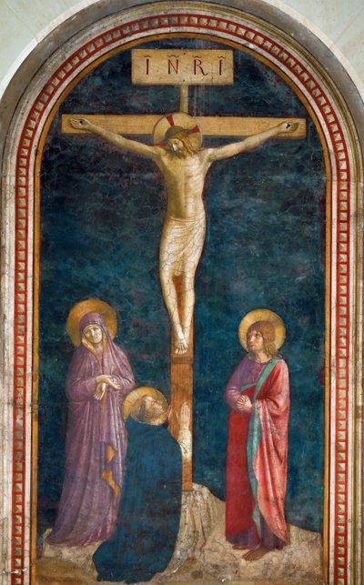 La Crocifissione con San Domenico, c. 1440 da Fra Giovanni Angelico da Fiesole
