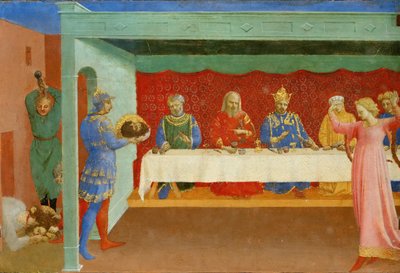 Il banchetto di Erode e la decapitazione di San Giovanni Battista, ca. 1430 da Fra Giovanni Angelico da Fiesole