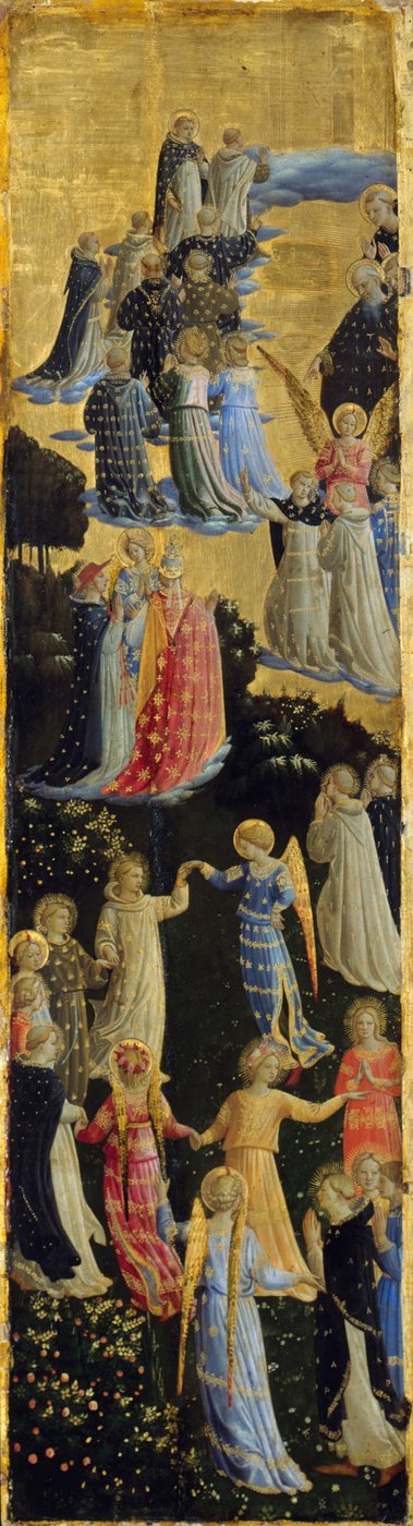 Il Giudizio Universale, Pannello Sinistro, Inizio XV secolo da Fra Giovanni Angelico da Fiesole