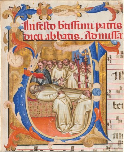 Morte di San Benedetto da Fra Gregorio Mutii da Montalcino