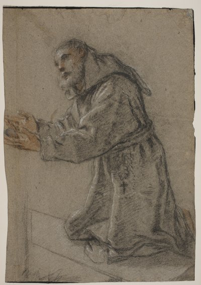 Frate inginocchiato con le mani tese da Fra Semplice da Verona