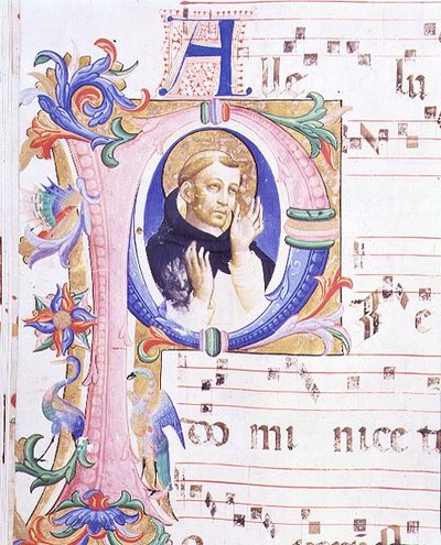 Missale 558 f.24v Iniziale istoriata 