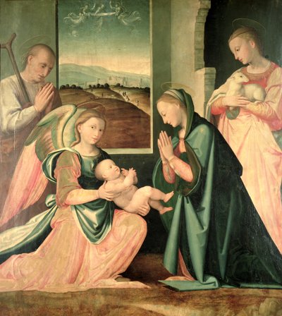 La Sacra Famiglia con Sant