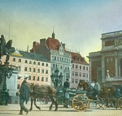 Piazza Gustav Adolfs, Stoccolma, Svezia, fine XIX-inizio XX secolo da Fradelle and Young
