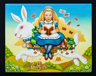 Alice e il coniglio bianco, 2013 da Frances Broomfield