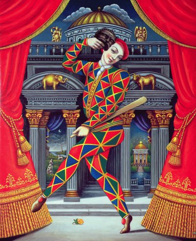 Arlecchino alle porte di Corno e Avorio da Frances Broomfield