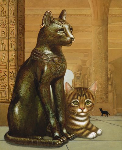 Mike il Gattino del British Museum da Frances Broomfield