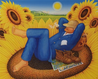 I girasoli di Van Gogh, 1998 da Frances Broomfield