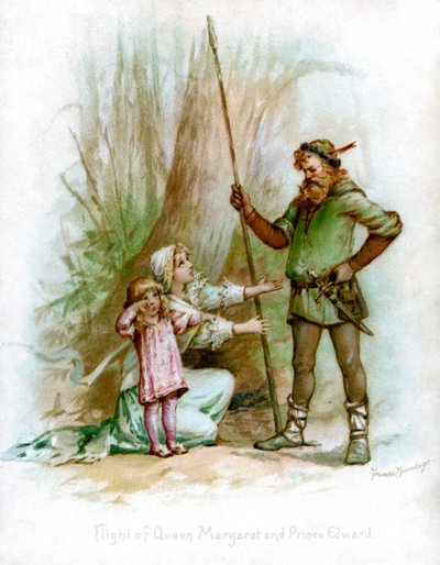 Fuga della Regina Margherita e del Principe Edoardo, 1897 da Frances Brundage