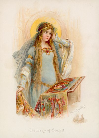 La dama di Shalott di Tennyson da Frances Brundage