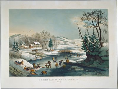 Scene invernali americane: Mattina da Frances Flora Bond Palmer