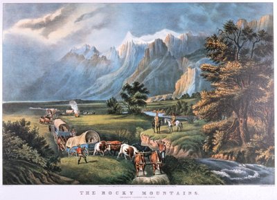 Le Montagne Rocciose da Frances Flora Bond Palmer