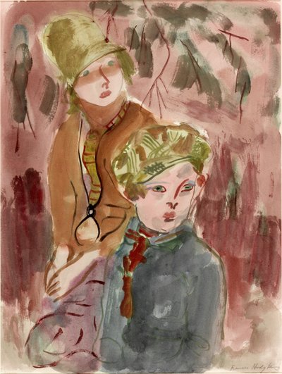 Ragazzo e ragazza da Frances Hodgkins