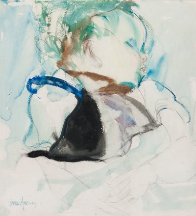 Bambino che dorme, c.1905 da Frances Hodgkins
