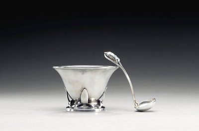 Ciotola e cucchiaio, c.1910 da Frances MacBeth Glessner