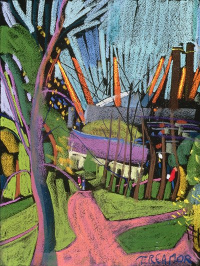 Millennium Dome dal Greenwich Park da Frances Treanor