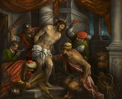 La flagellazione di Cristo, circa 1580-1585 da Francesco Bassano