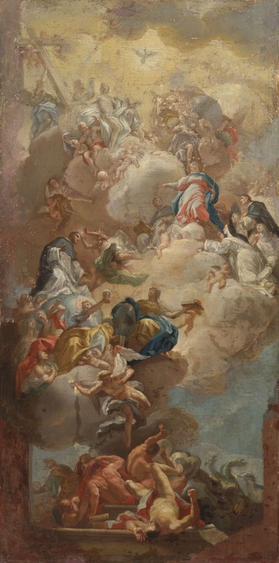 La glorificazione di San Domenico da Francesco (after) Solimena