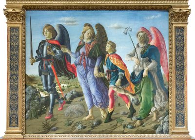 I tre arcangeli e Tobia da Francesco (attr. to) Botticini