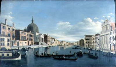 Il Canal Grande, Venezia con San Simeon Piccolo da Francesco (circle of) Tironi