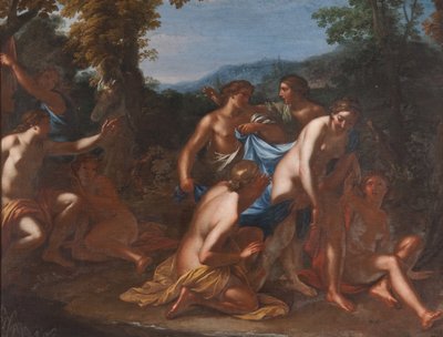 Diana und Callisto mit Nymphen da Francesco Albani